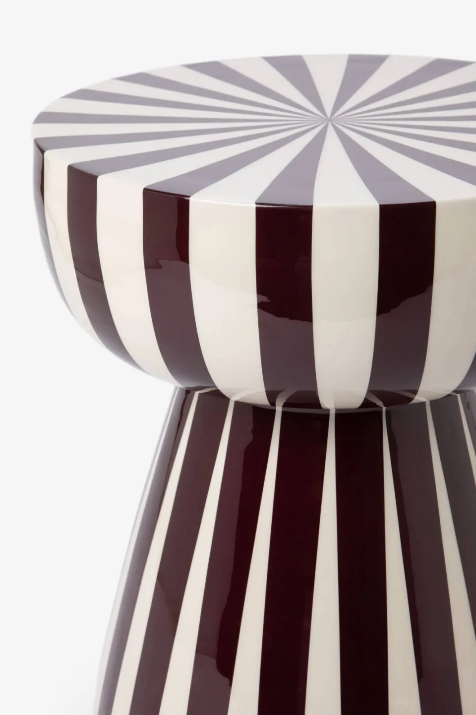 Sissy-Boy sidetable gestreept bruin, foto 2