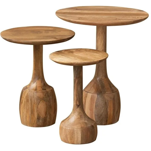 Signes Grimalt bijzettafels set van 3 bruin