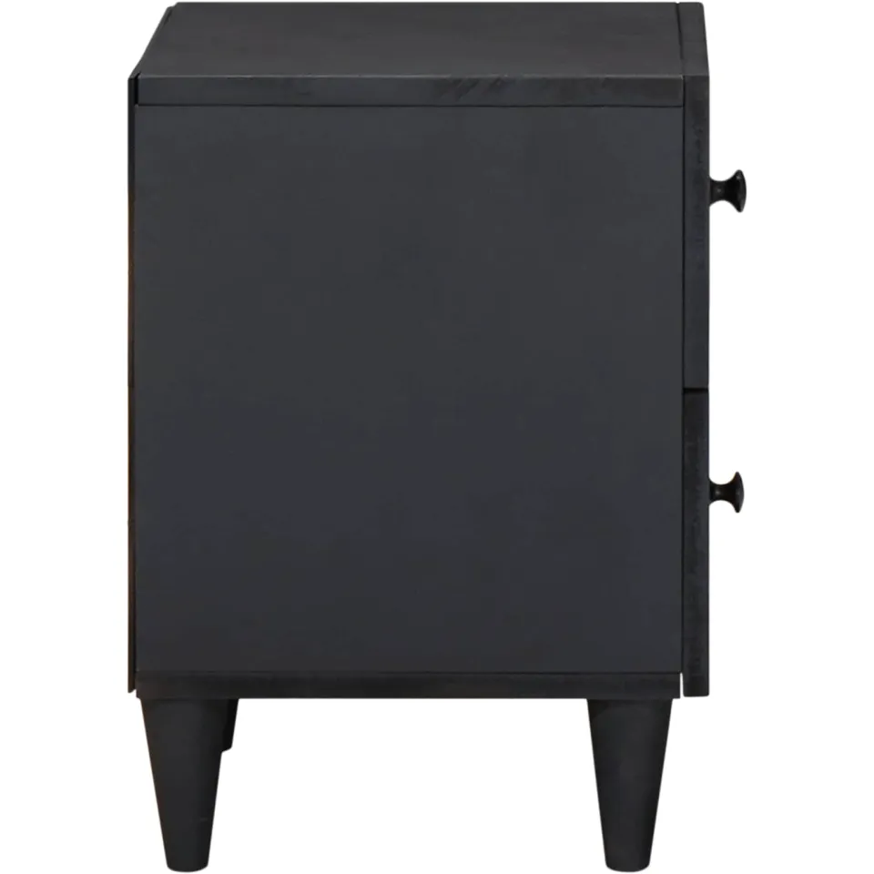 vidaXL Nachtkastje 2 st Bruin 40 x 33 x 46 cm Massief Mango Hout, foto 4
