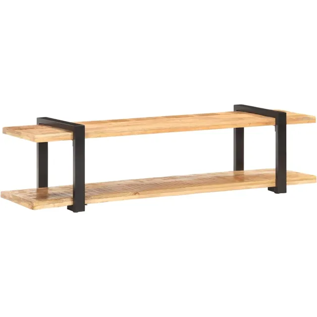 vidaXL Tv-meubel 160x40x40 cm massief ruw mangohout Bruin