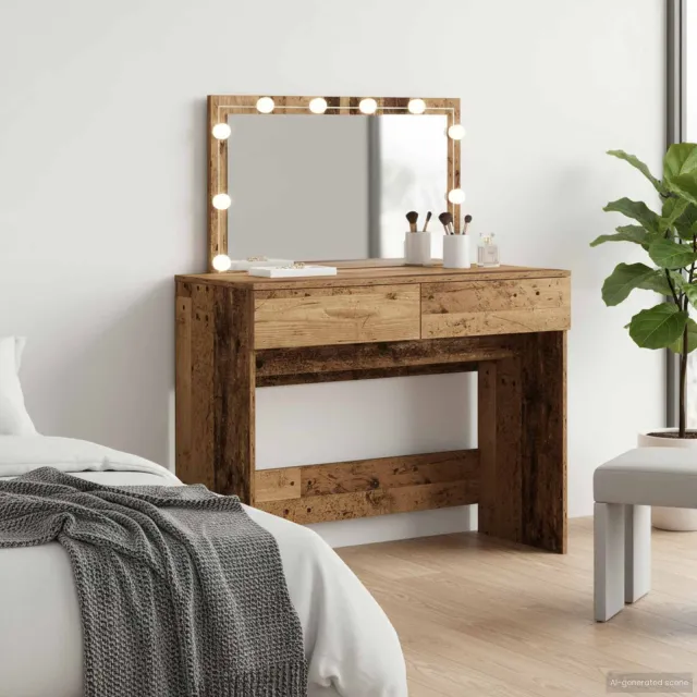 vidaXL Plafondtafel Oudhout 100 x 40 x 120 cm Bewerkt hout bruin, foto 2
