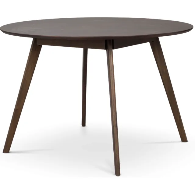 Rowico Home Yumi houten eettafel donker eiken - Ø115 cm Bruin
