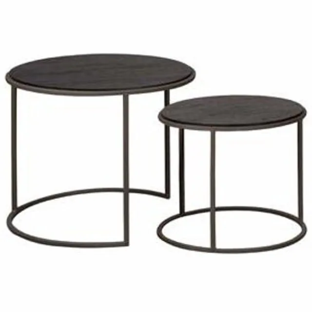 Tower Living Spello Bijzettafel set vanaf 45 cm Grijs