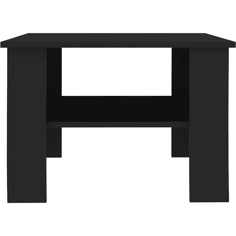 vidaXL Salontafel 60x60x42 cm bewerkt hout zwart, foto 3