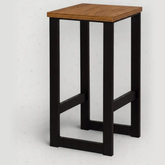 Taborecik Hoker Barowy H64: Stijlvol & Comfortabel met Keuze uit Diverse Zittingen Zwart