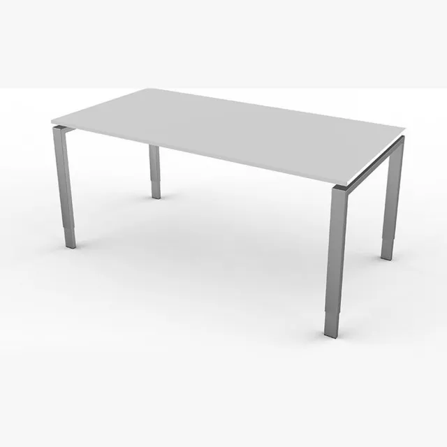 Kerkmann Eettafel Beta 160cm licht grijs hoogte verstelbaar