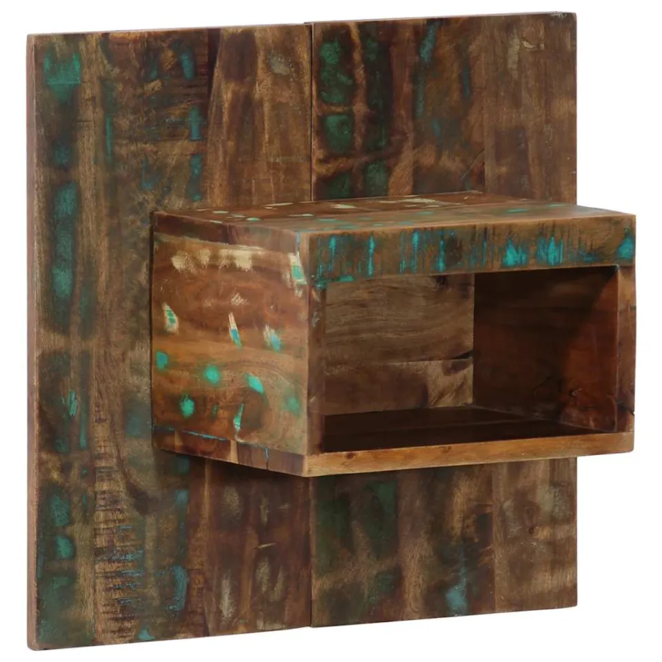 vidaXL Nachtkastje 50x27x50 cm massief gerecycled hout meerkleurig, foto 4