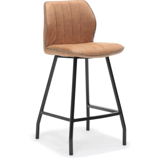 barkruk Jade cognac Bruin