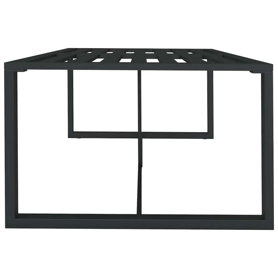 vidaXL Tuintafel 120x60x66 cm aluminium antracietkleurig, foto 4