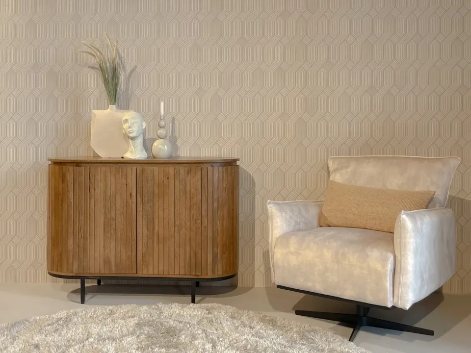 Livingfurn Noor smal dressoir naturel, foto 3