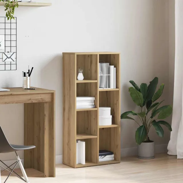vidaXL Boekenkast 50x25x104 cm artisanaal eikenkleur, foto 2