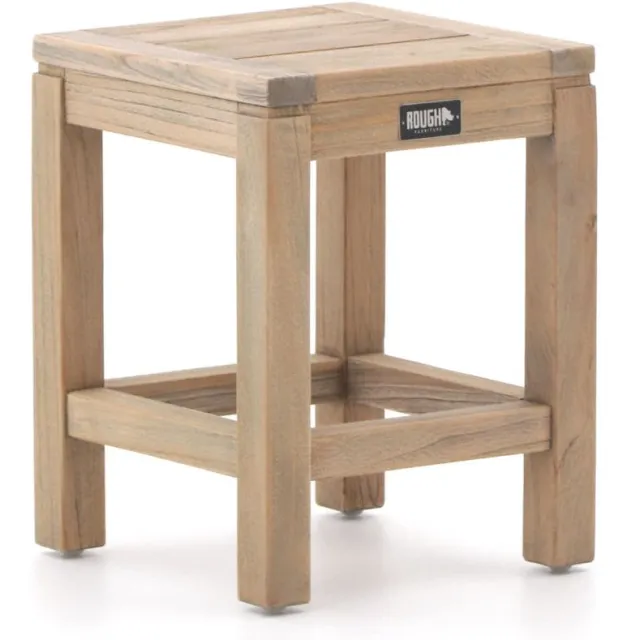 ROUGH Furniture ROUGH-X Lage kruk bruin, foto 2