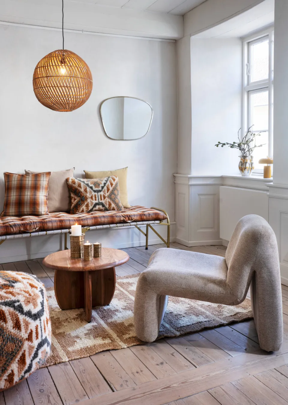Madam Stoltz fauteuil beige, foto 3