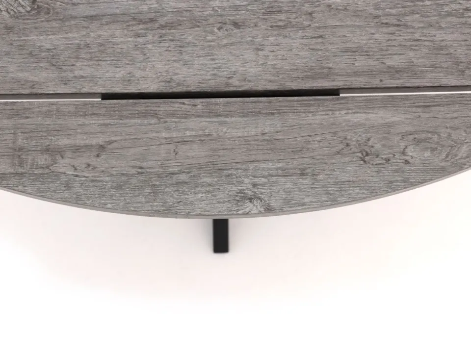 Bellagio tuinmeubelen Bellagio Fidenza dining tuintafel ø126cm zwart, foto 5