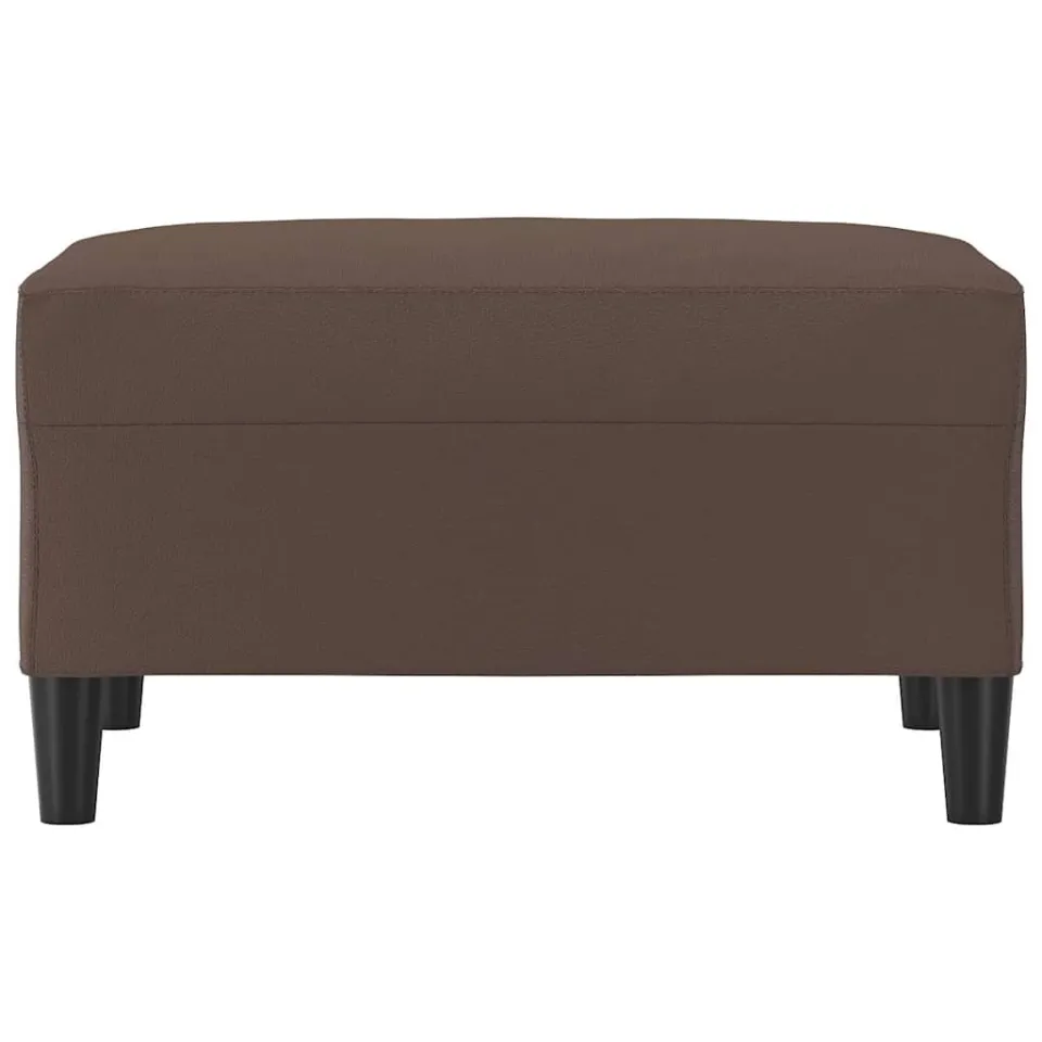 vidaXL Voetenbank 70x55x41 cm kunstleer bruin