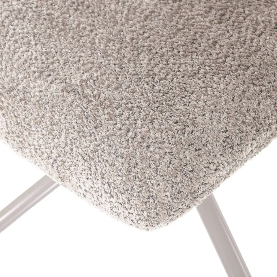 WOOOD Soren Draaifauteuil Verstelbaar - Wollig - Grijs - 82x73x62, foto 6