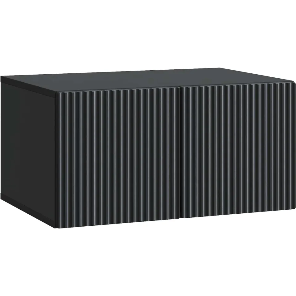 vidaXL Wandbeugel TV-kast 59,5 x 41 x 30 cm Zwart Bewerkt hout, foto 3
