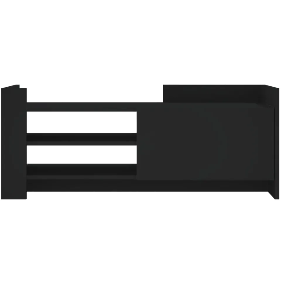 vidaXL Tv-meubel 100x35x40 cm bewerkt hout zwart