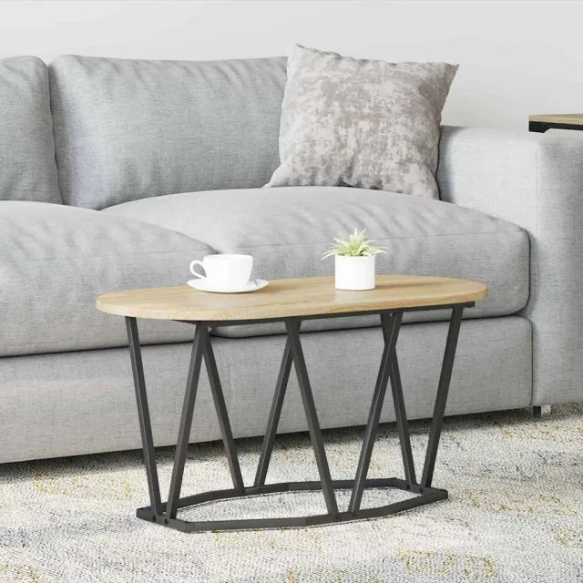 vidaXL Salontafel Sonoma Eiken 80 x 40 x 40.5 cm, foto 2