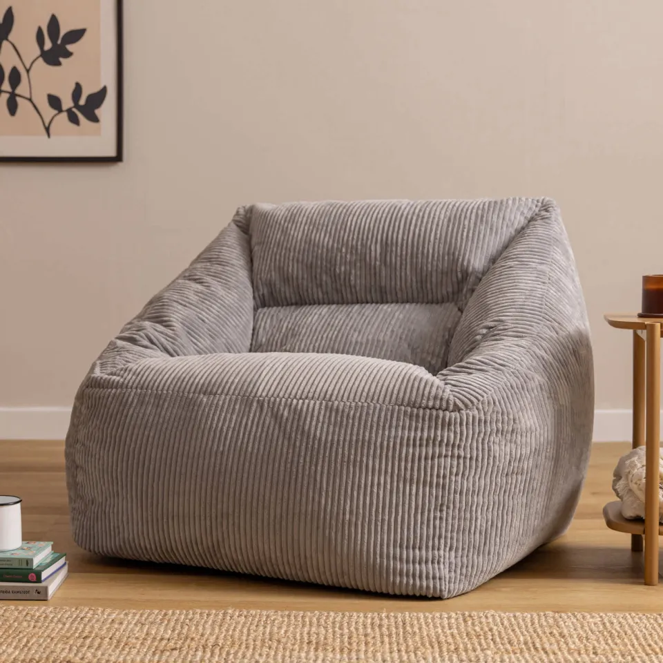 iCON Zitzak Fauteuil Natalia grijs, foto 4
