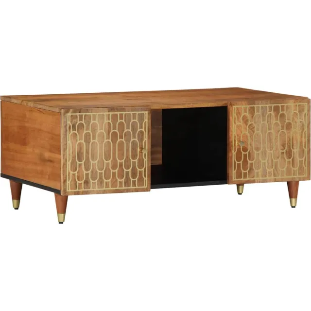 vidaXL Salontafel 100x54x40 cm massief mangohout Bruin