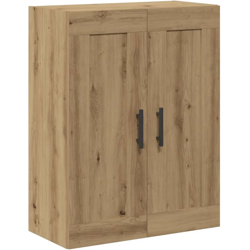 vidaXL Wandkast 69,5x34x90 cm bewerkt hout artisanaal eikenkleur, foto 3