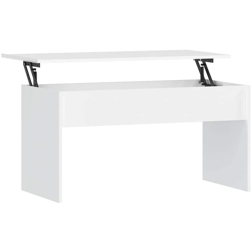 vidaXL Salontafel 102x50,5x52,5 cm bewerkt hout wit