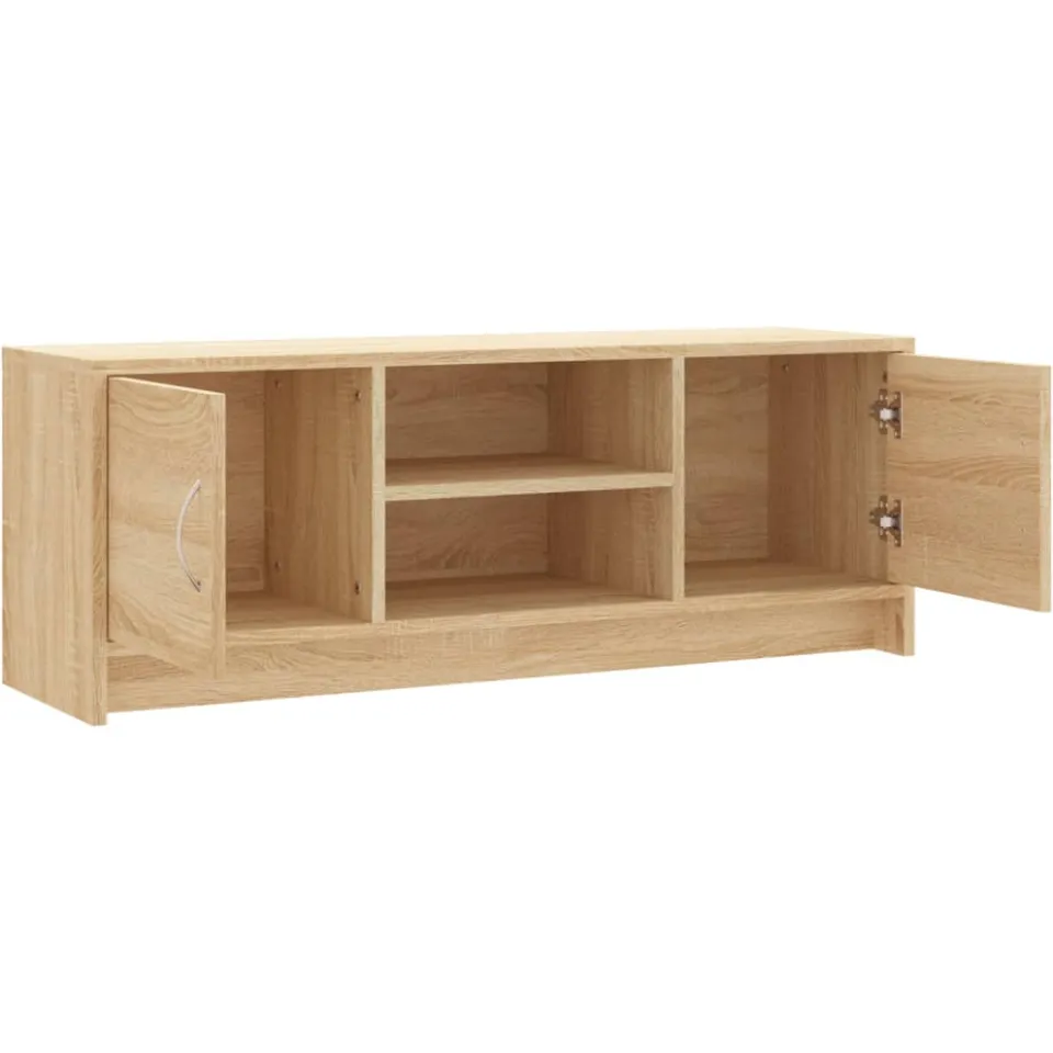 vidaXL Tv-meubel 102x30x37,5 cm bewerkt hout sonoma eikenkleurig, foto 4