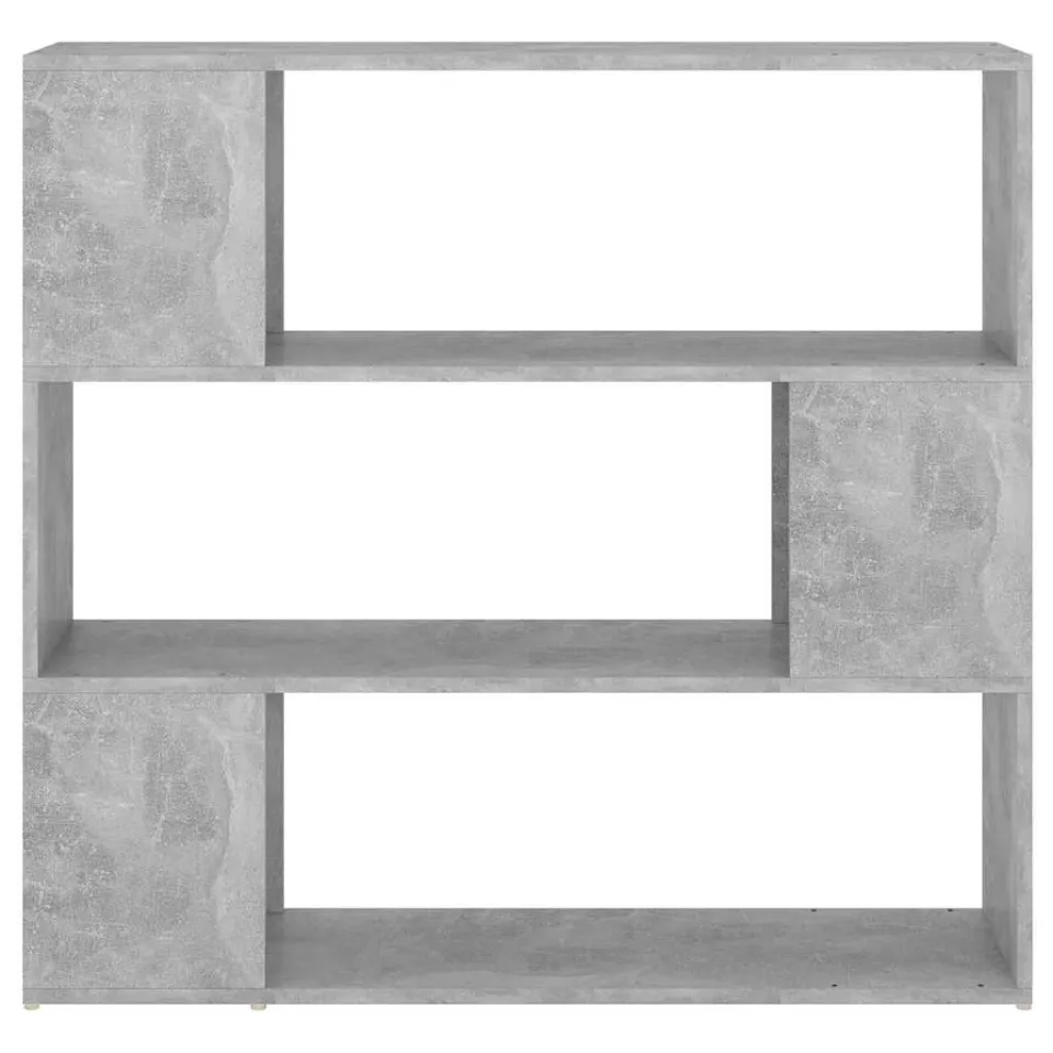vidaXL Boekenkast/kamerscherm 100x24x94 cm betongrijs grijs, foto 4