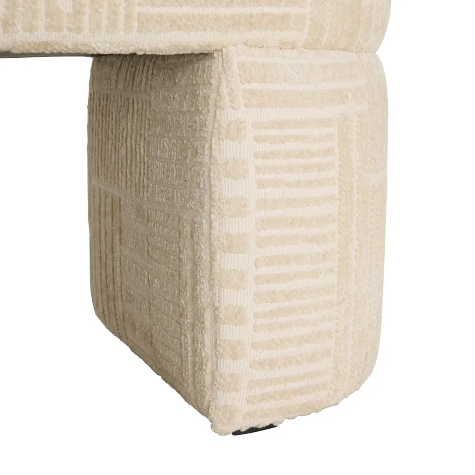 NOUS Living Nice eetkamerbank beige, foto 3