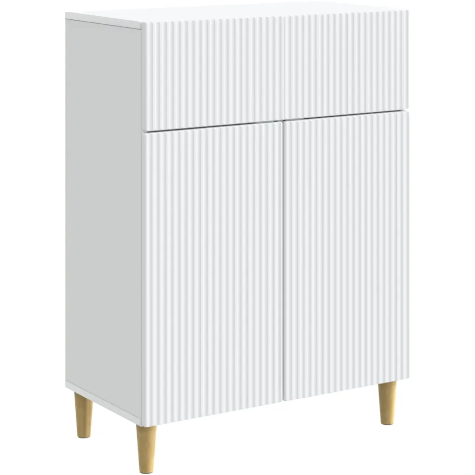 vidaXL Dressoir Wit 66 x 34,5 x 90 cm Bewerkt hout, foto 3