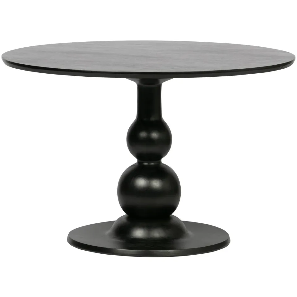WOOOD Blanco Eettafel Ø 120 cm - Mango Hout - Honing Geel, foto 3