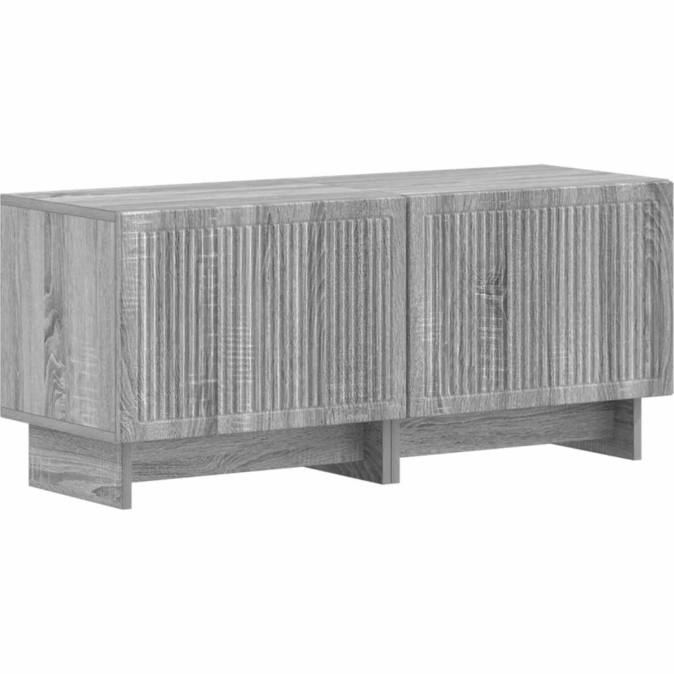 vidaXL 5-delige LED TV-kast Grijs Sonoma Bewerkt hout, foto 4