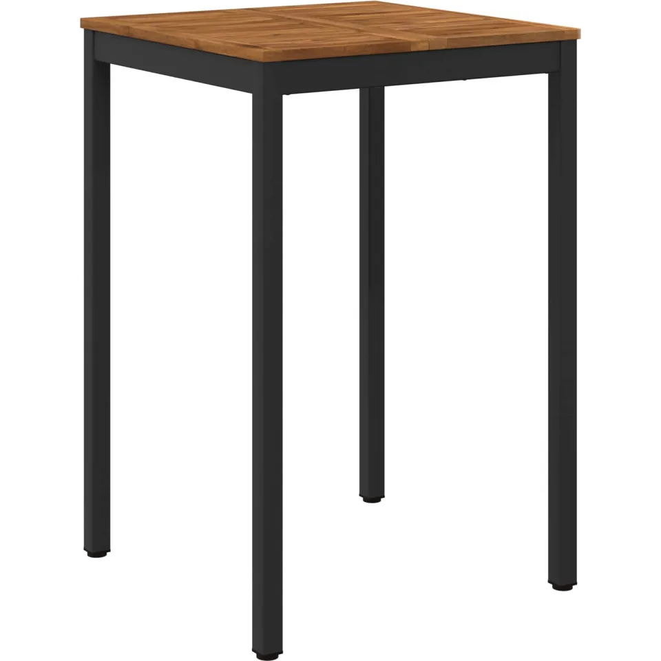 vidaXL Tuinbar Tafel NAARDEN Naturel en Zwart 70 x 68,5 x 105 cm, foto 3