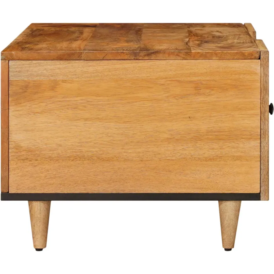vidaXL Salontafel Naturel 100 x 54 x 40 cm Massief Mango Hout, foto 4