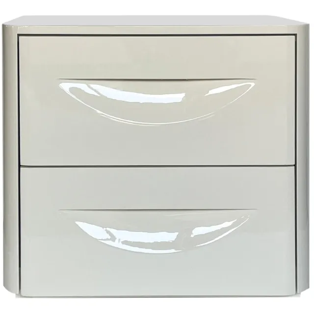 DÉJA Living Nachtkastje Setra - Glossy Crème - 58x41x51cm