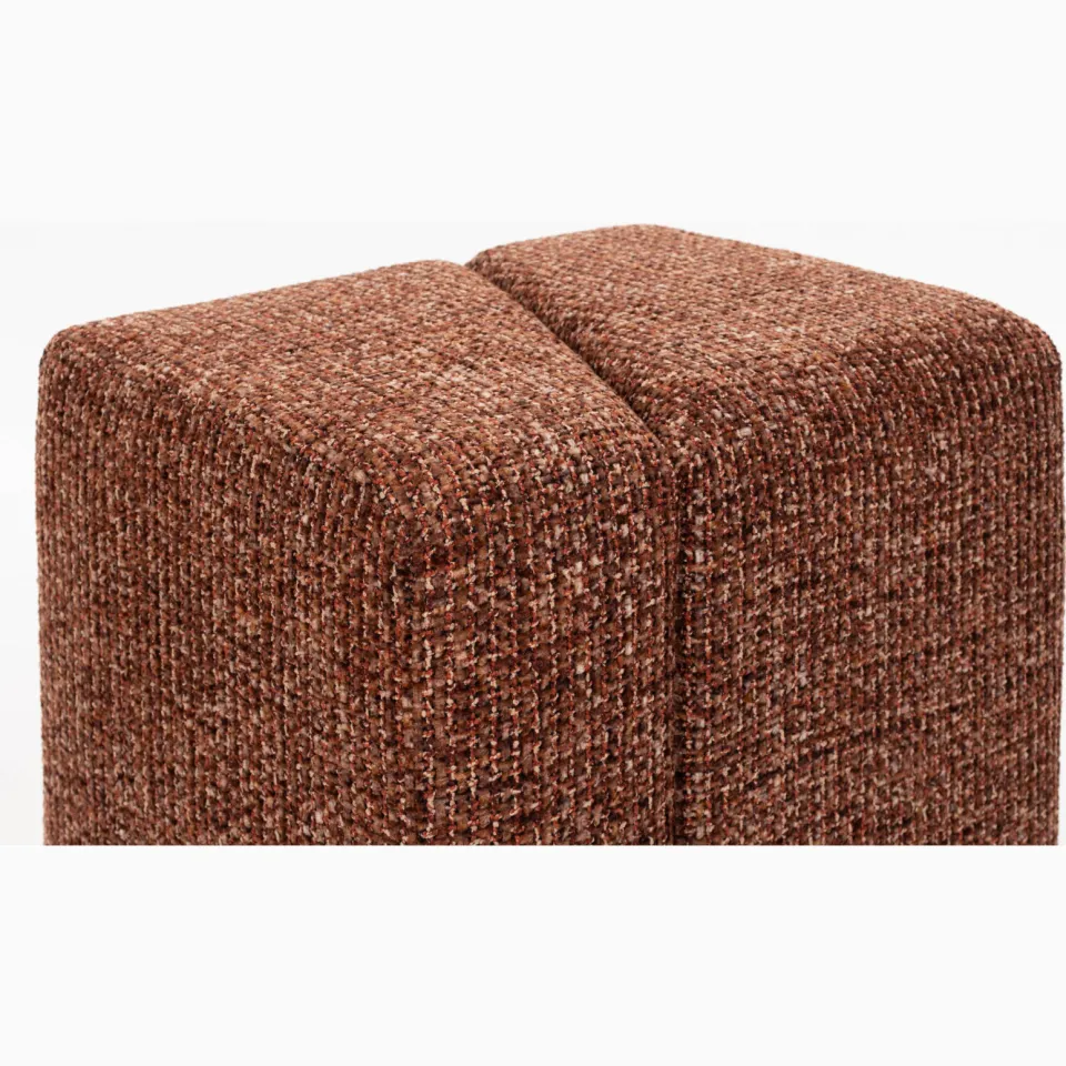 Housecraft Living rechthoekige poef Dance Terra - terracotta, foto 5