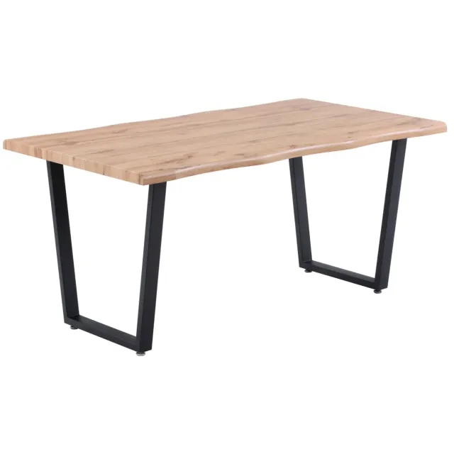 eetkamertafel Krakow eiken Bruin