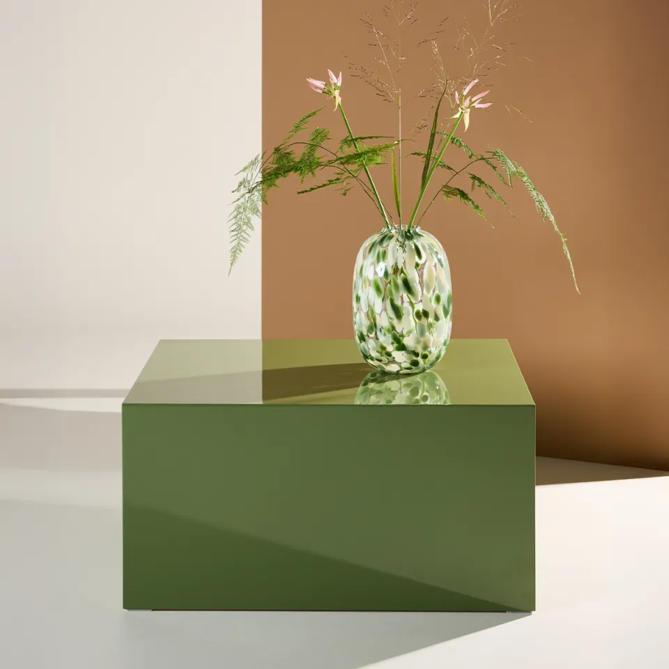 Nest living Zayn houten salontafel groen - 80 x 60 cm, foto 2