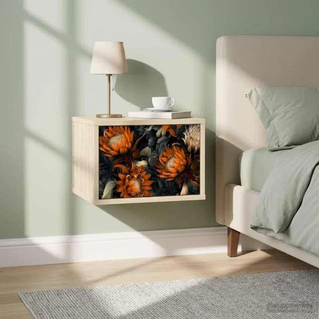 vidaXL Wandkastje LOCHEM Sonoma Eiken 36 x 33 x 25 cm Bewerkt hout, foto 2