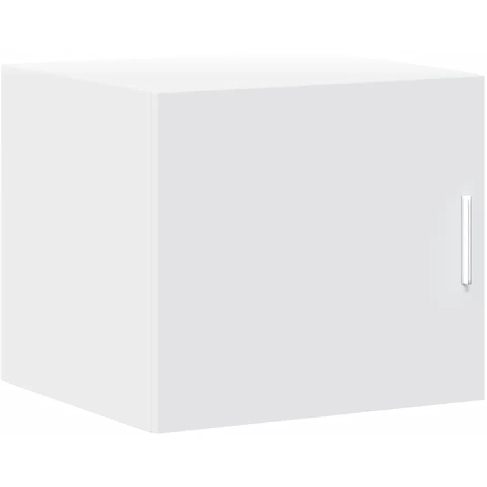 vidaXL Opbergkast smal 45x42,5x225 cm bewerkt hout wit, foto 3