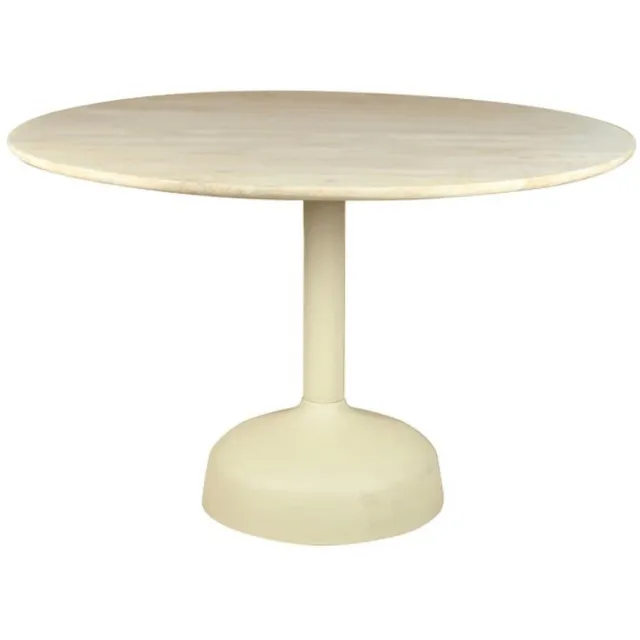Tower Living Eetkamertafel Elba Gebroken Wit Rond 120cm