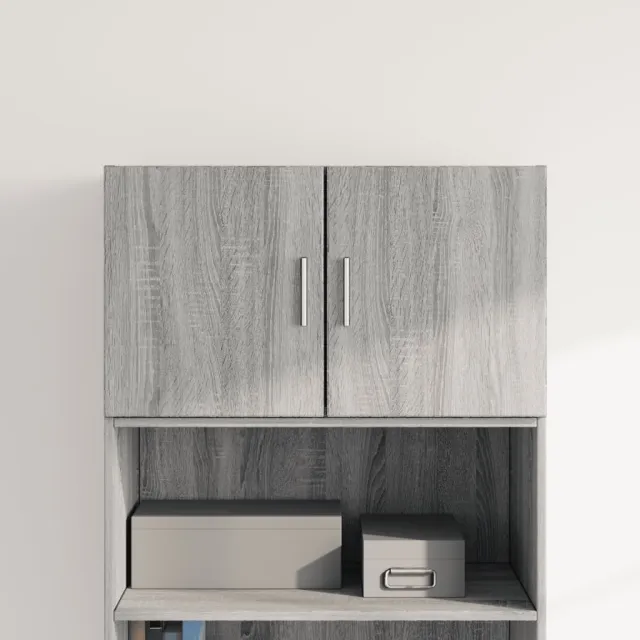 vidaXL Wandkast 70x42,5x40 cm bewerkt hout grijs sonoma
