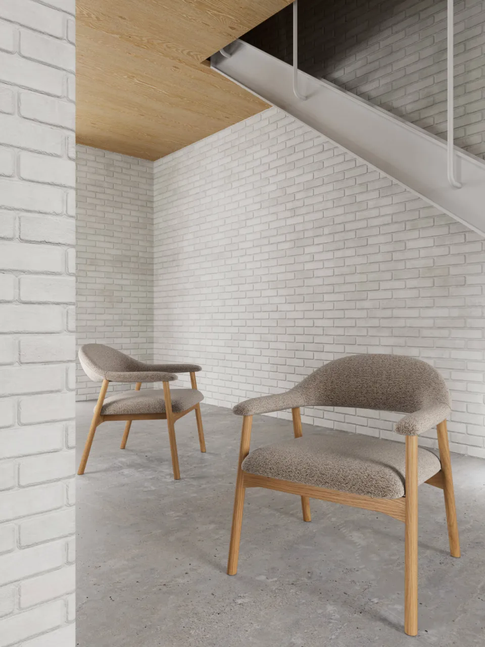 Wehkamp Home fauteuil Alea naturalfa, foto 5