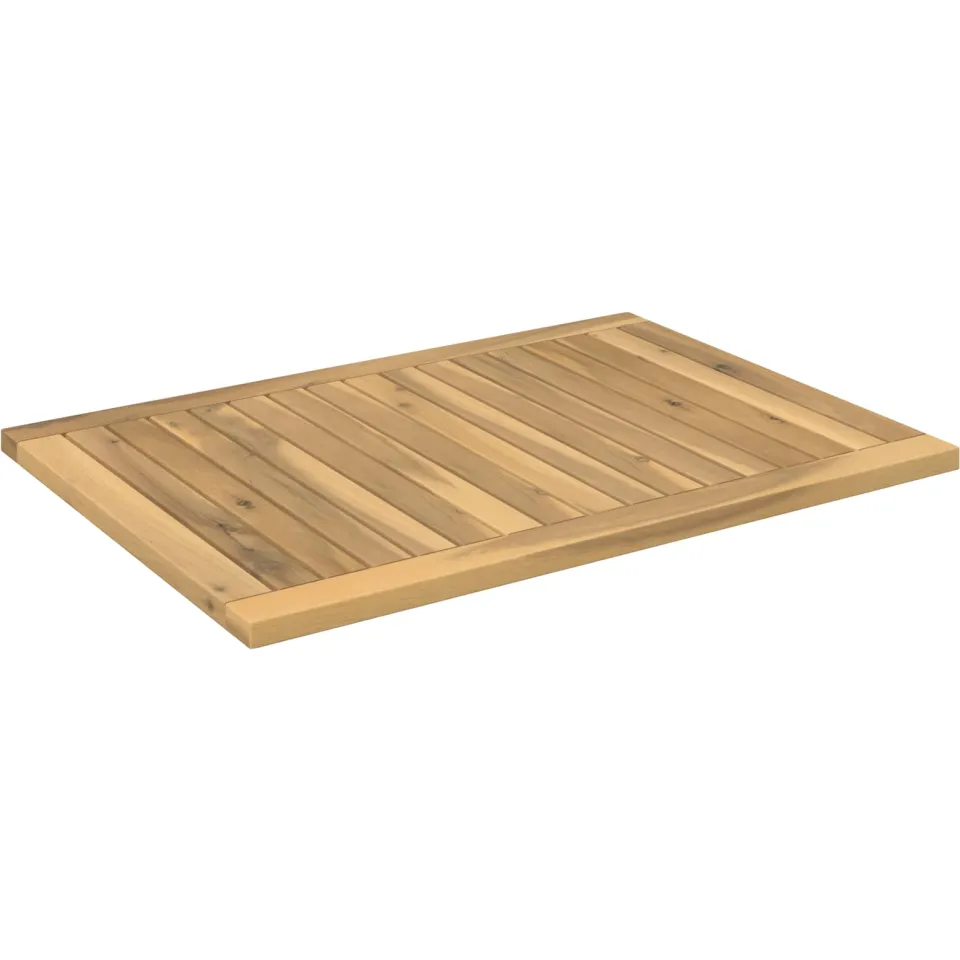 vidaXL Tafelblad 68,5 x 49 x 2 cm Rechthoekig Massief Acaciahout Bruin