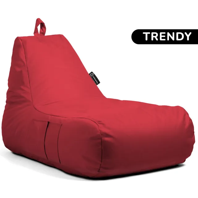 Casacomfy Trendy XXL - Zitzak Lounger - Voor Volwassenen - Waterbestendig - Binnen & Buiten - Rood
