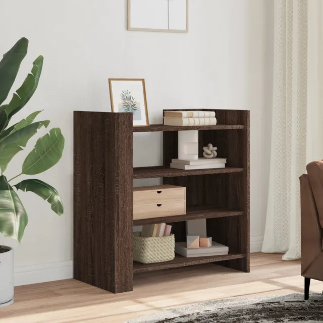 vidaXL Dressoir 73,5x35x75 cm bewerkt hout bruin eikenkleur, foto 2