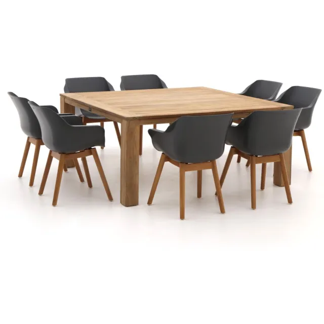 Hartman tuinmeubelen Hartman Sophie/ROUGH-X 170cm dining tuinset 9-delig bruin, foto 2
