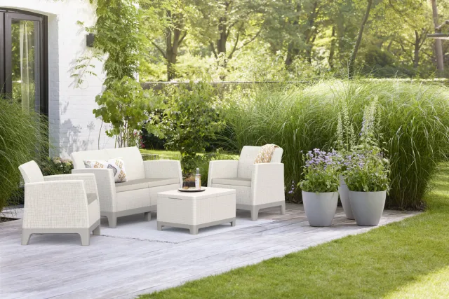 Keter loungeset Scandi Forma grijs/beige