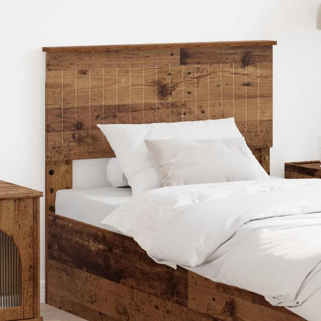 vidaXL Hoofdbord Oud Hout Bewerkt hout Bruin